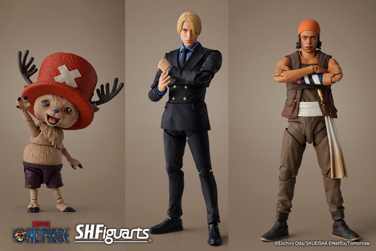 フィギュア情報】 実写版シーズン2の チョッパー、サンジ、ウソップが