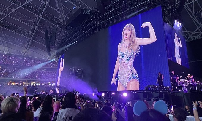 TSTheErasTourSG's tweet photo. Exactly 2 years ago today, Taylor kicked off her 6-night Eras Tour run in Singapore 🥹❤️ https://t.co/NzLM1vLK49