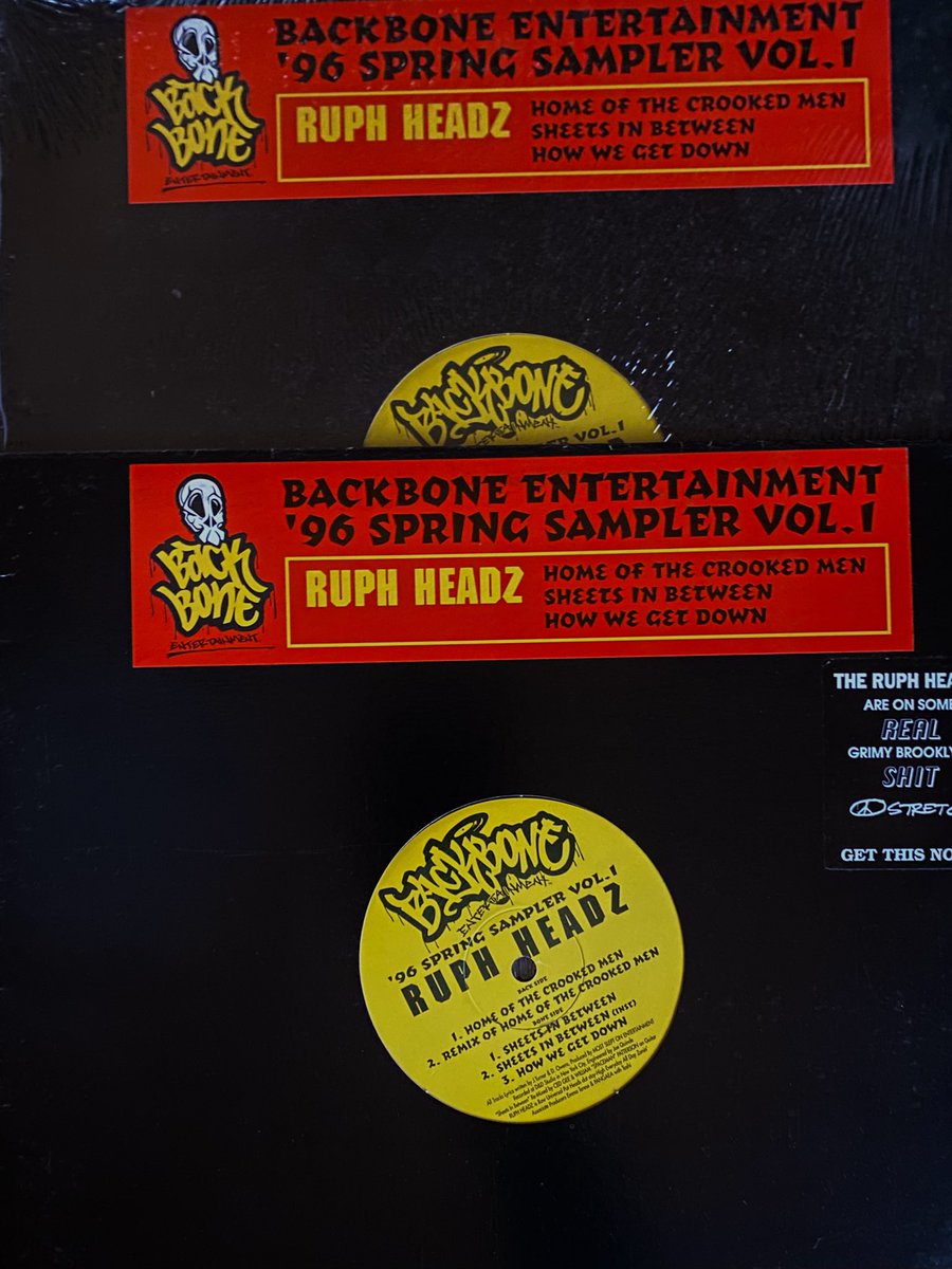 MESSIAHRECORDS's tweet photo. RUPH HEADZ Backbone Entertainment '96 Spring Sampler Vol.1
#igotdoubles #secondcopy #1996 #couplecopies https://t.co/XitAZsEy5x