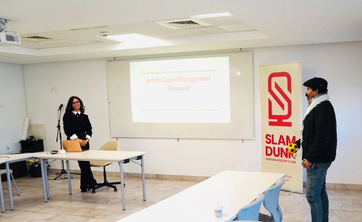 el_atiri's tweet photo. Big up à tous les poètes, slameurs et artistes qui ont participé à cet atelier de management culturel au Centre Américain de Casablanca, et qui y ont mis une énergie incroyable ! https://t.co/G3ASJdFNLn