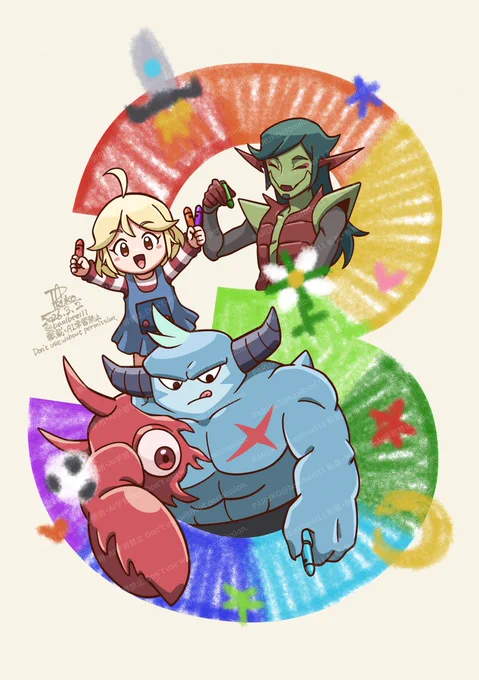 #メグばけ3周年 メグばけ3周年おめでとうございます