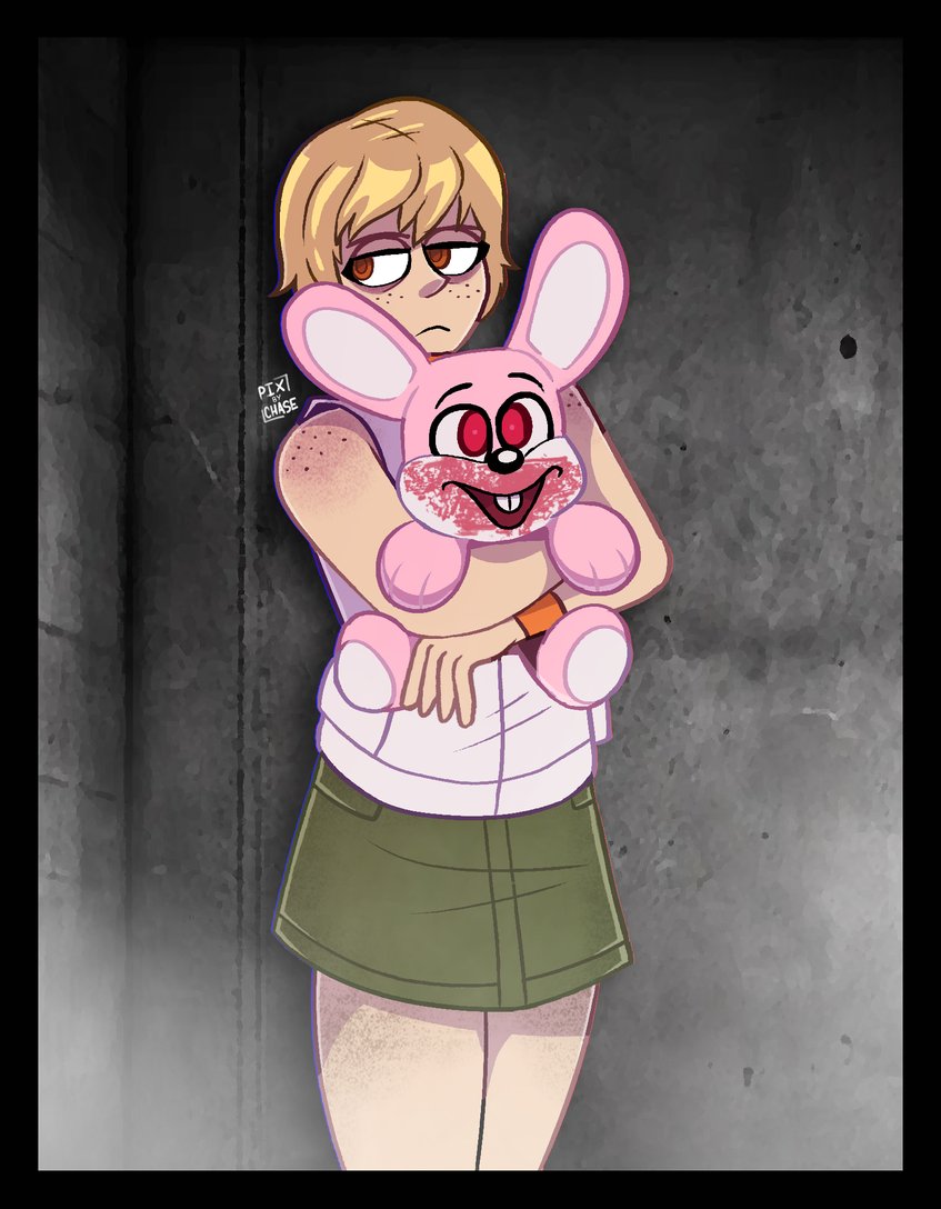 When the hills are silent🐰  

#art #silenthill