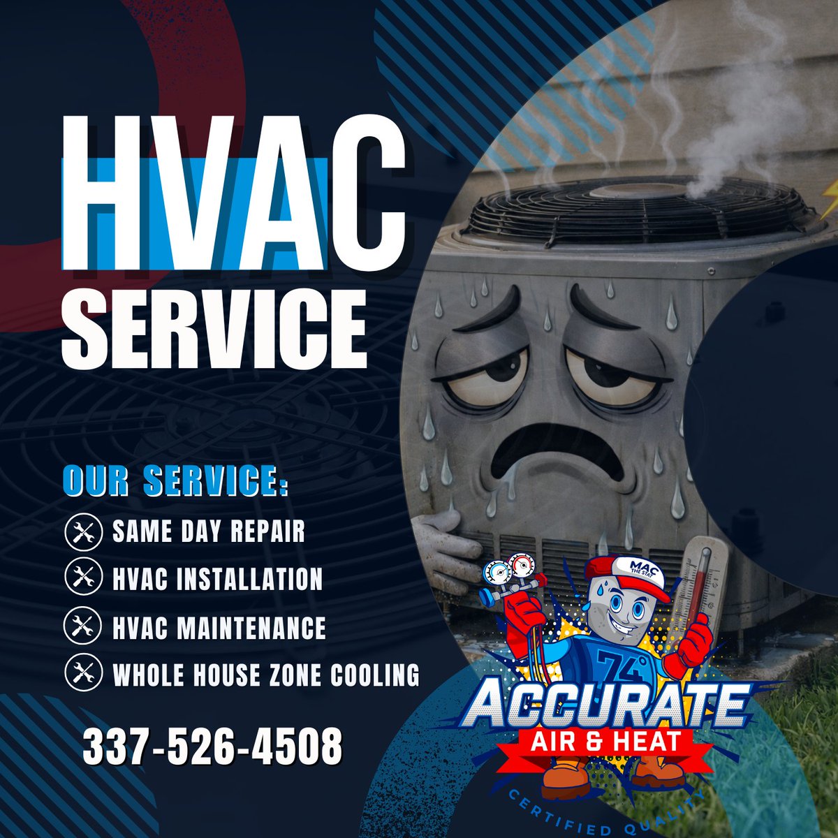AccurateAirLA's tweet photo. AC CONFESSION TIME

“Dear homeowner…
I can’t keep up if you don’t change my filter.
I’m tired. I’m overheating. And I’m one hot afternoon away from quitting.”

Sound familiar?

It’s time to call in the pros.

337-526-4508
https://t.co/z6Xxkhylqk https://t.co/DEHP5GBnY1