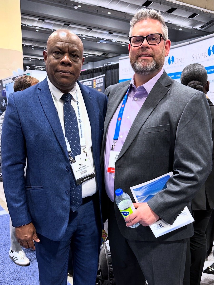 C3Metals's tweet photo. Wrapped up Day 1 @the_PDAC 

It was great to welcome our colleagues from Jamaica 🇯🇲:
Minister Floyd Green, Ministry of Agriculture, Fisheries &amp; Mining, Dr. Oral Rainford, Principal Director Mining/Mineral Policy and Roy Nicholson, Commissioner of Mines &amp; Geology

#PDAC2026 https://t.co/pIlwxIk93Y