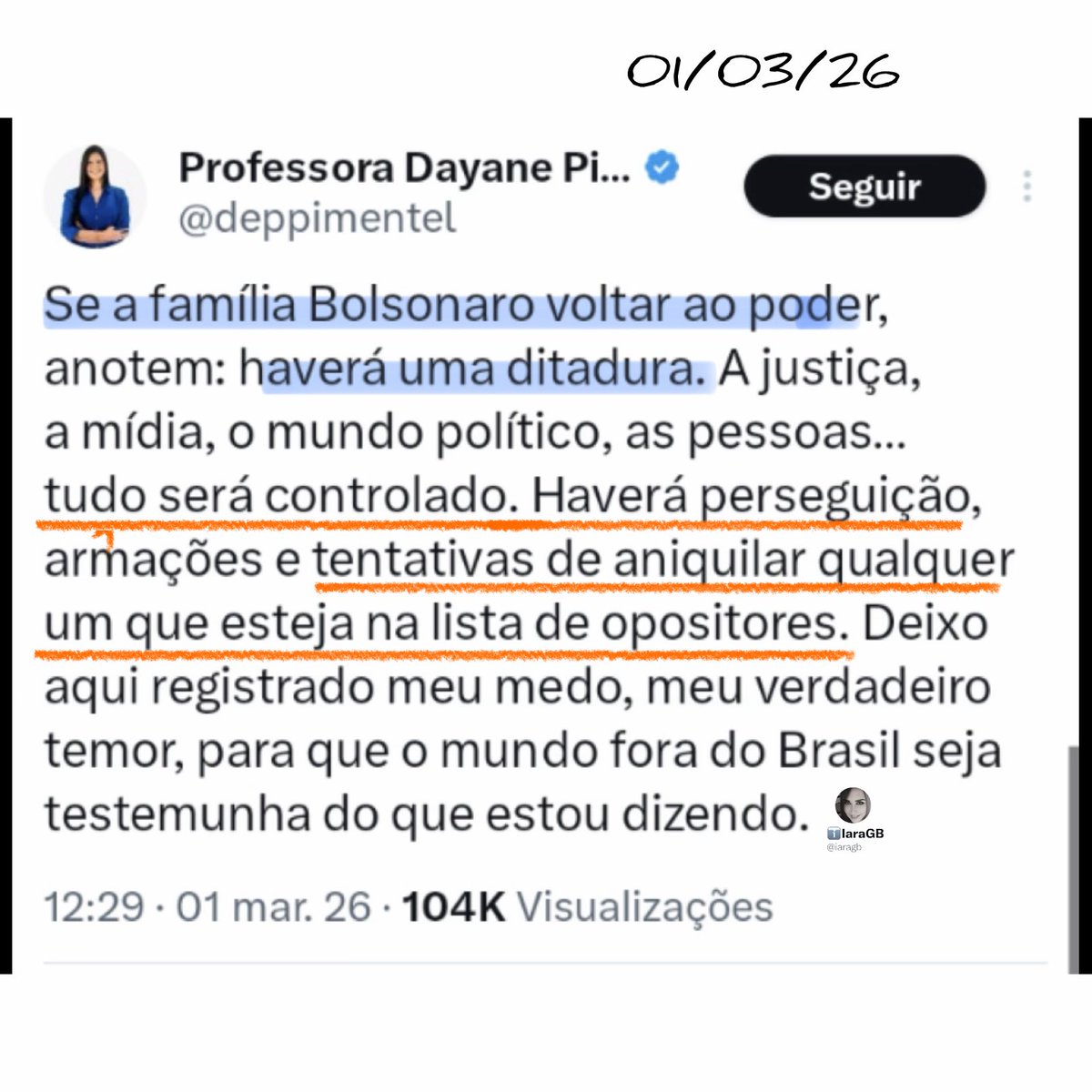 ℹ️IaraGB 🐒💨L🌻👉🇧🇷 tweet media