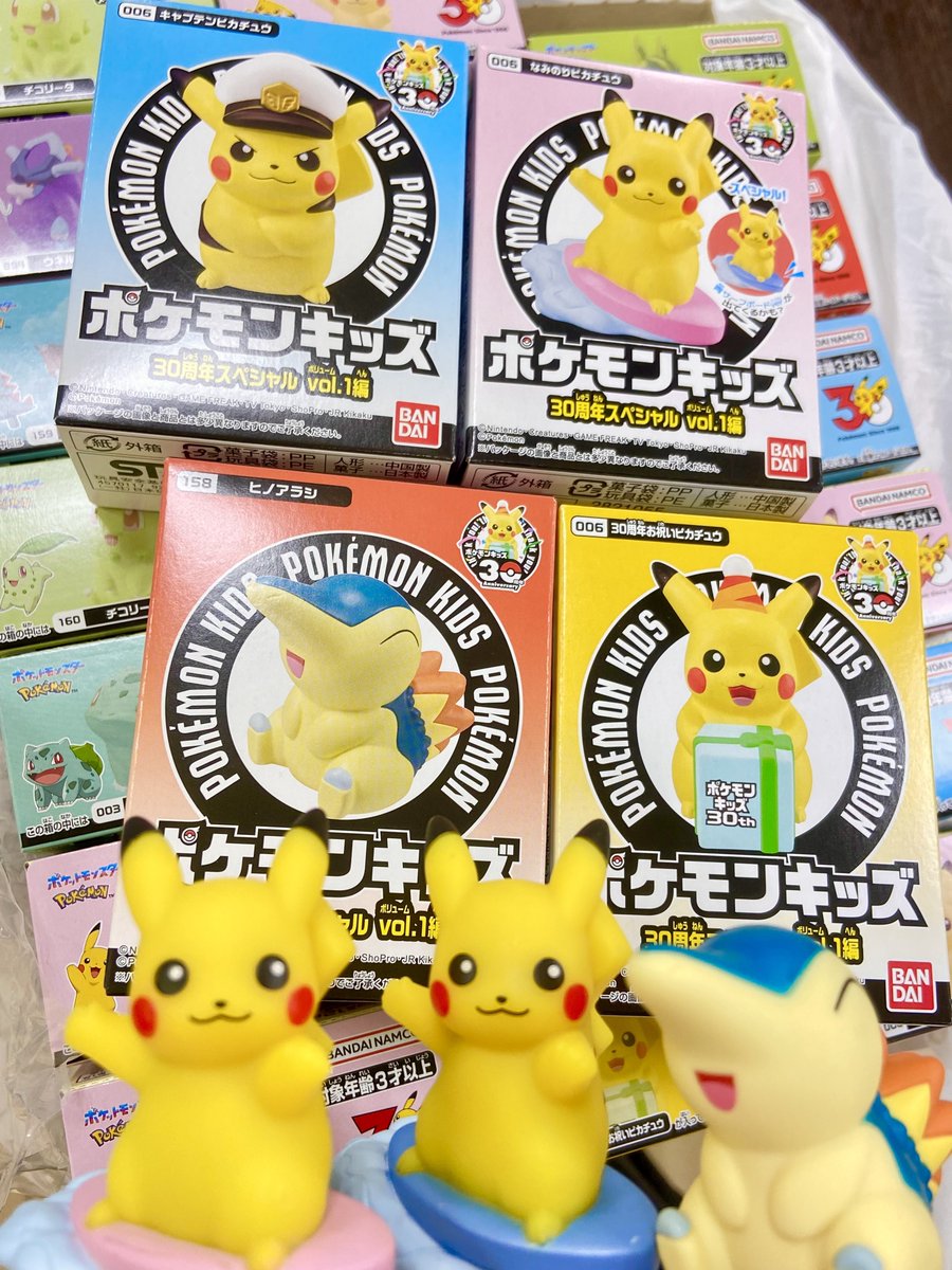 ポケモンキッズ30周年スペシャルGETでチュウ.ᐟ.ᐟ˚⋆⚡︎ ひのちゃん