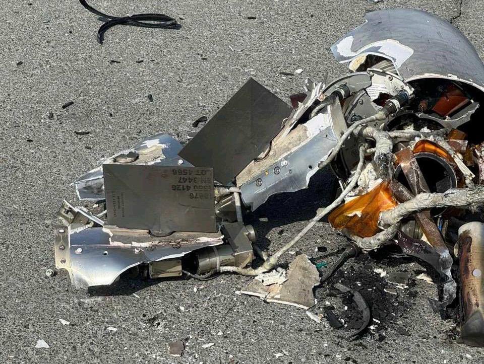 Kurdish_Policy's tweet photo. On Saturday, UAE air defenses shot down an Iranian explosive-laden drone, some of whose parts were made in Germany.

#IranWar https://t.co/EHuWibQaIi