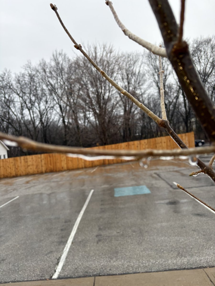 cwalteroverman's tweet photo. A little bit of freezing rain happening on elevated surfaces in the Northland. @JacobLanierWx @NWSKansasCity #MOwx https://t.co/yqjRsCYbHc