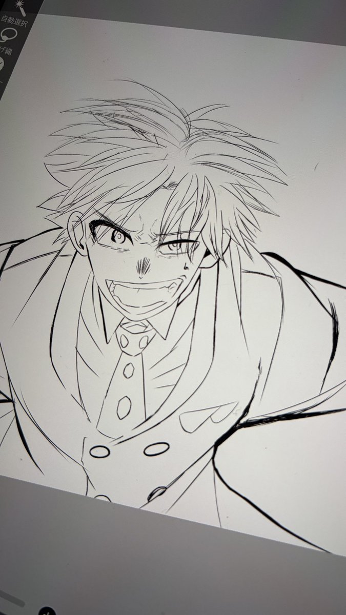 copnokiroku's tweet photo. 進捗報告。ヒロアカものまくん模写。 https://t.co/cOHR5kmGej
