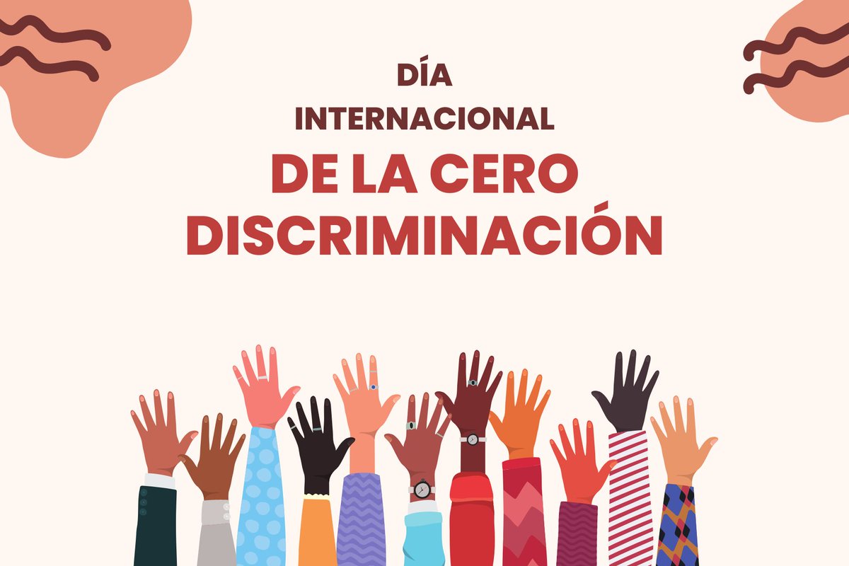 📆Hoy, 1 de marzo, es el Día de la Cero Discriminación. Un recordatorio de que un mundo más justo empieza cuando elegimos respetarnos, valorarnos y celebrar lo que nos hace diferentes. Por una sociedad donde quepamos todos. 🌈✨