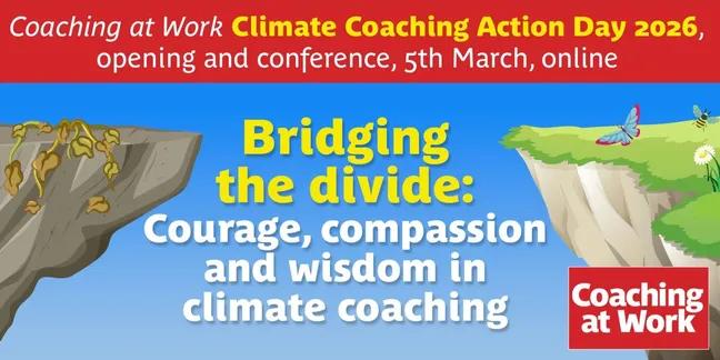 Interested in #ClimateCoaching? Then join us on the 5th March for #ClimateCoachingActionDay. For more details about our free online half-day conference visit our website:  climatecoachingactionday.info
