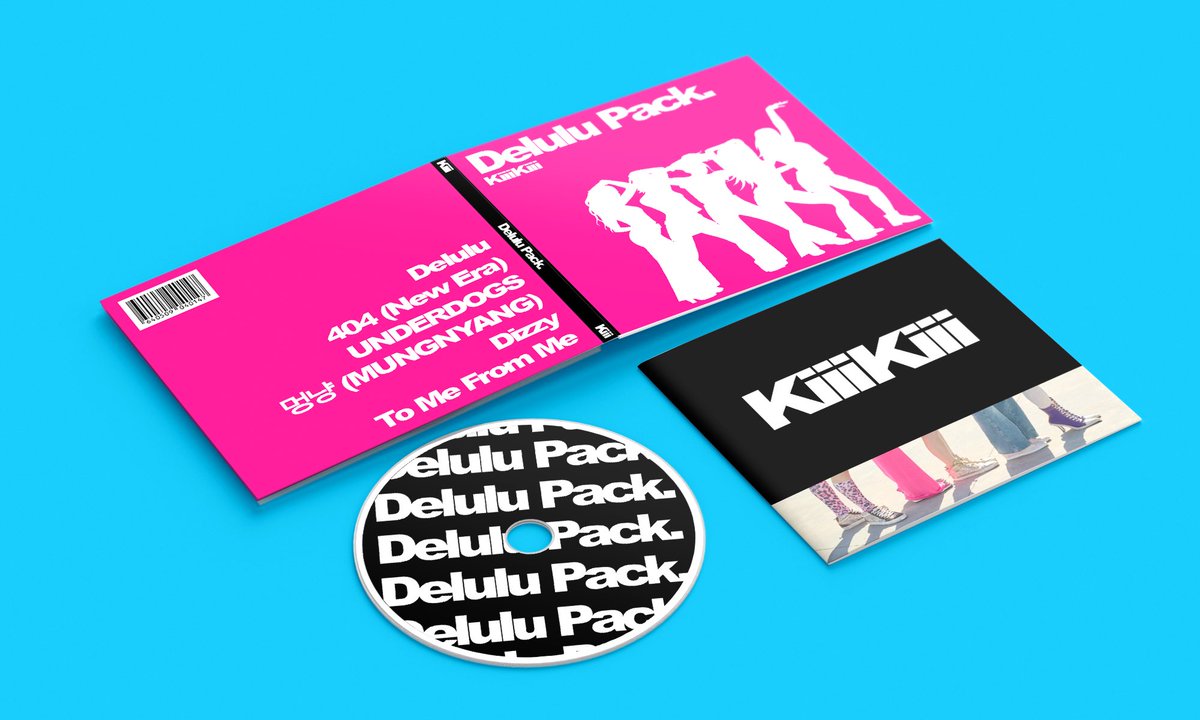 tayodesignwork's tweet photo. KiiiKiii - Delulu Pack 
EP Redesign 
🪩🩷🫧🐬🎶🎧 #KiiiKiii #키키 https://t.co/LBO22CIFbP
