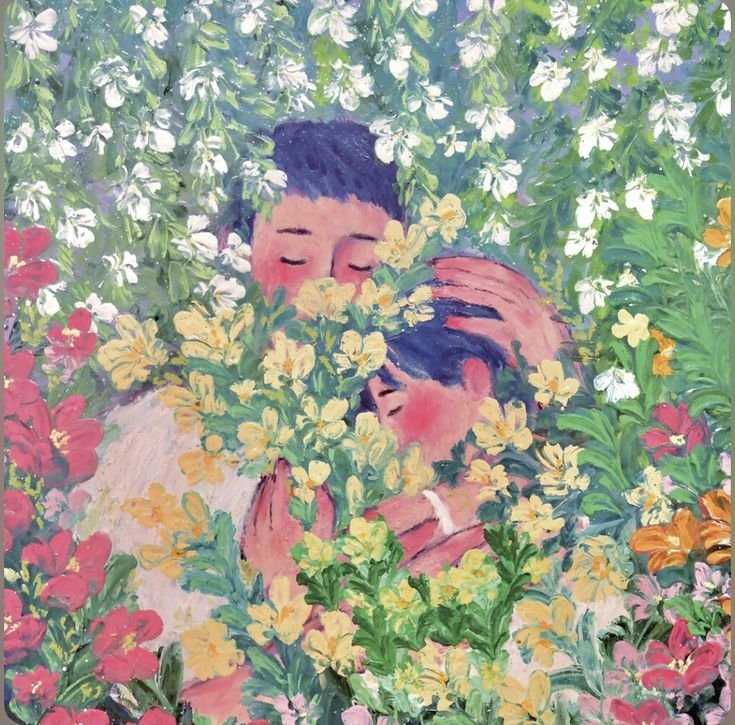 Nightbloomc's tweet photo. "Your touch turns the cracks in my heart into masterpieces." https://t.co/AHx70Wp2HY