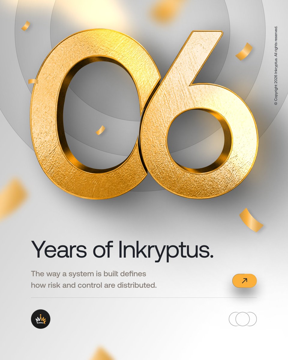 inkryptus's tweet image. 6 Years of Inkryptus.

Built with structure.
Strengthened by time.
The journey continues.

#Inkryptus #Cryptocurrencies