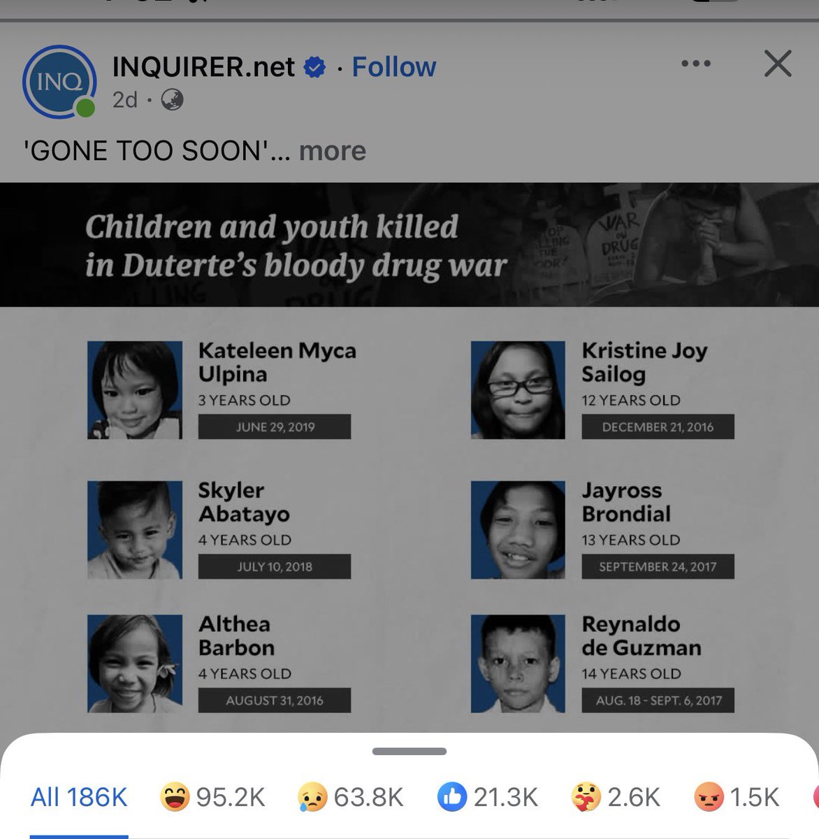 BembangBiik's tweet photo. mga 95K DDS shits ano nakakatawa?
Kaya dasurv ni Rodrigo Duterte makulong,  only in his regime na na enable kahayupan ng mga tao. https://t.co/qOSXbe67xg