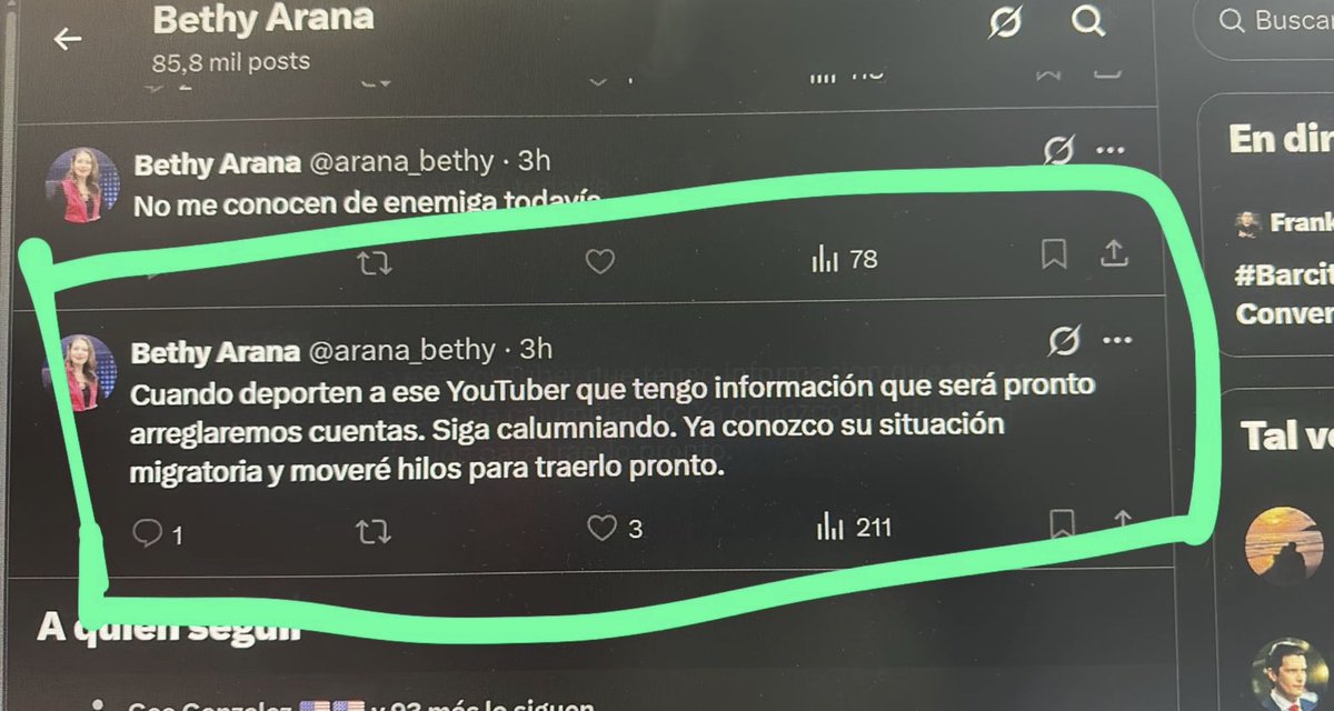 No tuvo los ovarios para enfrentar una demanda.
No que tan valiente y hocicona 
<a href="/BethyArana/">Bethy Arana</a> .? Porque huyes,
No tienes título de Abogada como te 
Has vendido siempre.?
Tú frustración, amargura y fracaso 
Te acompañará siempre, al igual que tú vulgaridades y tú boca de letrina.