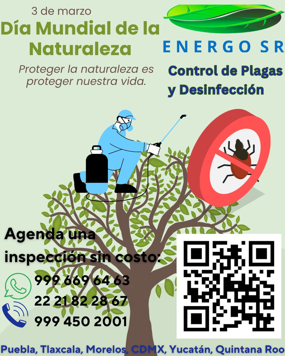 BenitesDem29030's tweet photo. CONTROL DE PLAGAS Y DESINFECCIÓN
#controldeplagas #fumigaciones #cucarachas #termitas #rata #raton #mosca #mosco #araña #hormiga #chinche #garrapata #pulga #aves #serpiente #PLAGAS #contratación #ventas #industrial #mantenimiento #proyecto #residencialCONTROL https://t.co/SqJAicmscN
