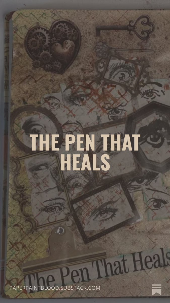 VennieKocsis's tweet image. "I learned early how it feels to be studied, interpreted, and reduced to nothing but fragments. So I did what survivors do. I studied everything back. Even myself."

via #MondayBlogs

→ paperpaintblood.substack.com/p/the-pen-that…

#healingjourney #arttherapy #art