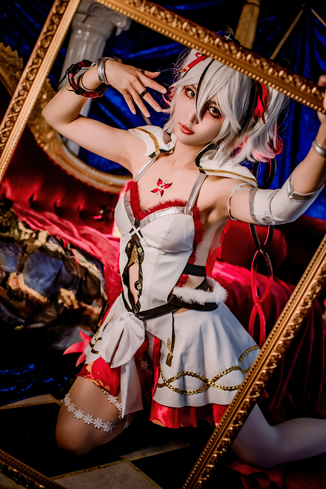 faniasyRei's tweet photo. ♕. 鳴潮 WutheringWaves  .♕ 

 椿：神野零 
Photo：白淡定-小白 Photography

#cosplay #cos #鳴潮📷 #椿 #メイチョウ #ツバキ #WutheringWaves📷 #camellya #WutheringWavescosplay https://t.co/oWYhMTODWI