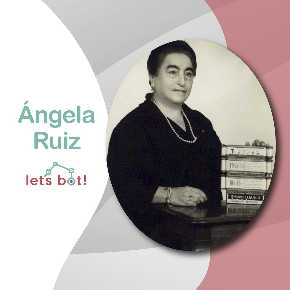 letsbotcamp's tweet photo. 💜✨ Marzo, Mes Internacional de la mujer.
Hoy #8M destacamos a Ángela Ruiz Robles, pionera del e-book con su Enciclopedia Mecánica, y a Carme Artigas, referente en IA ética.
Celebramos a quienes impulsan innovación, igualdad y oportunidades para todas. 💜
#LetsBot #DiaDeLaMujer https://t.co/1kmoGLPNCB