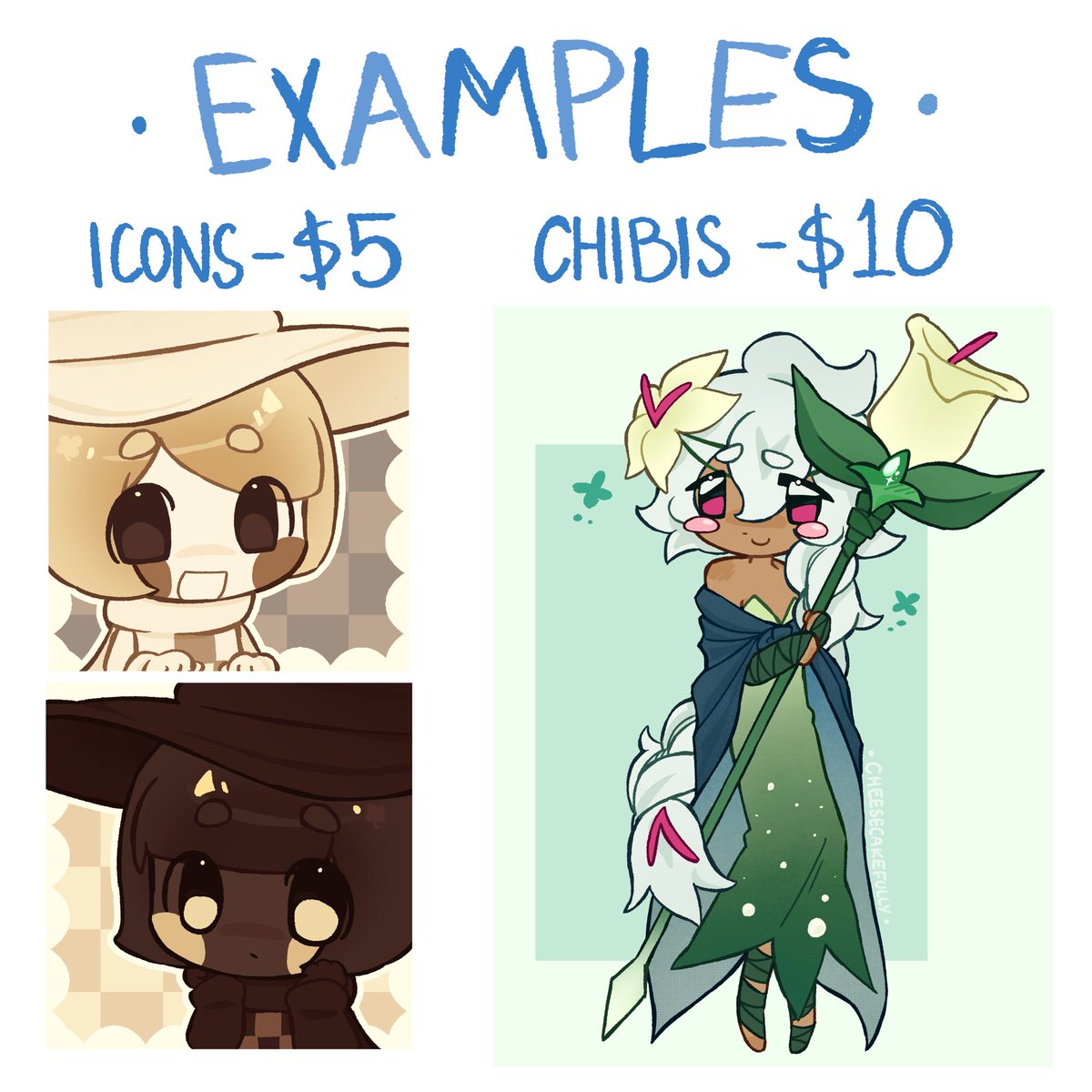 cheesecakefully's tweet photo. hey guys..... my #commissions are open!!!!!!!!

for now its just chibis and icons, but ill get to full body comms soon i promise!!!!! there are 5 slots i'll open at a time!! thank you!!!🥹🥹🥹

https://t.co/yaKs3TTiBR https://t.co/bqxoiHRCRp