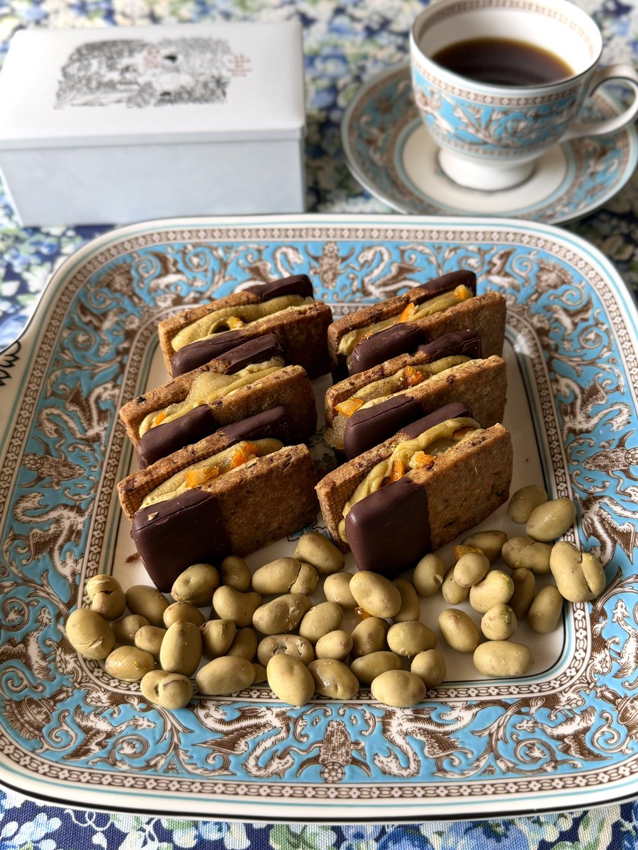 アマゾンカカオ 洋梨とブラッドオレンジのアマゾンバターサンド