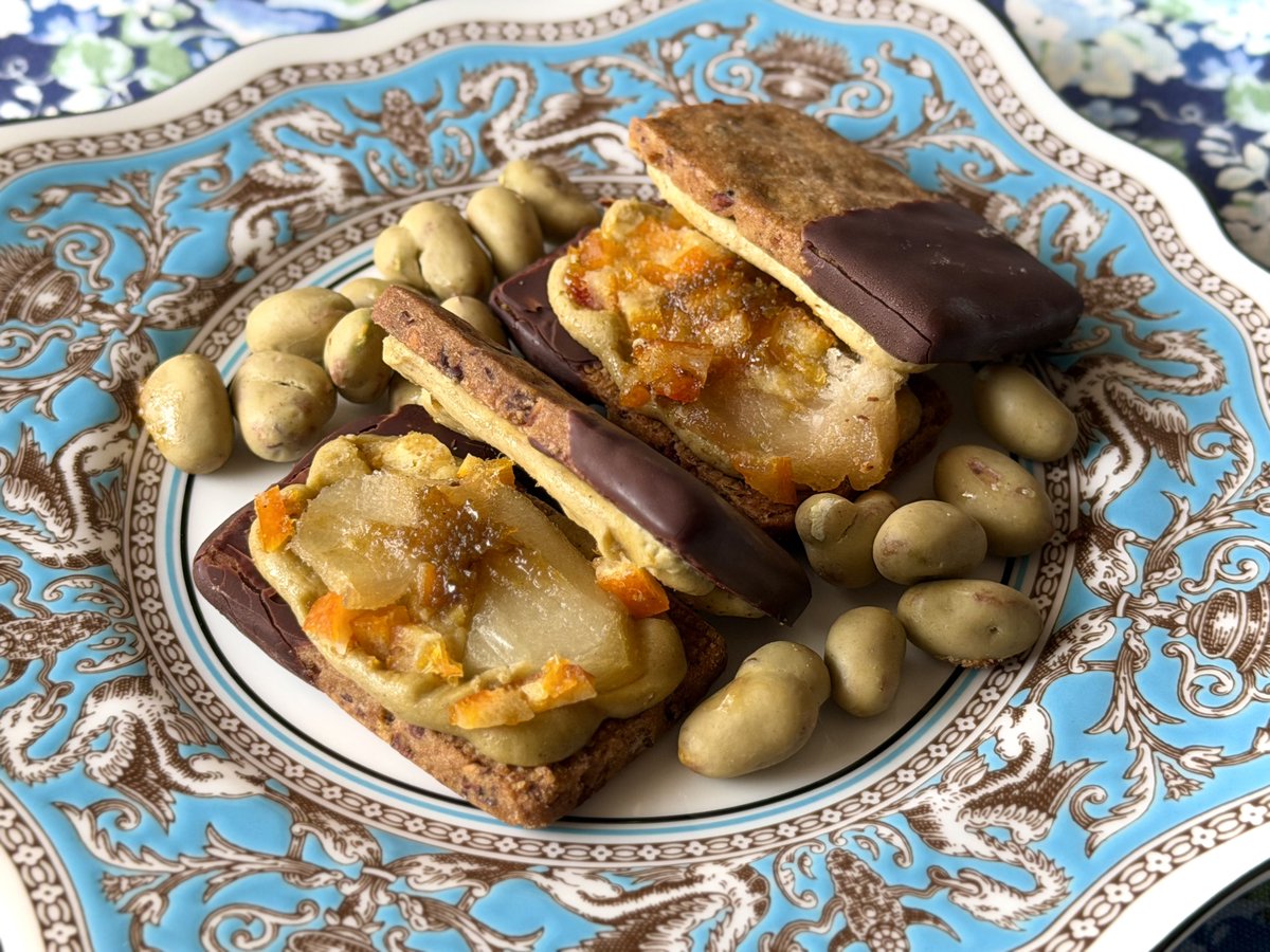 アマゾンカカオ 洋梨とブラッドオレンジのアマゾンバターサンド