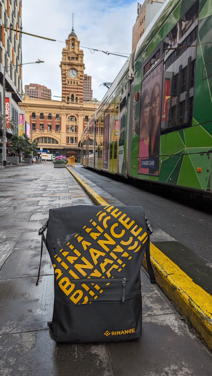 binance's tweet image. Wherever the path leads, progress follows.