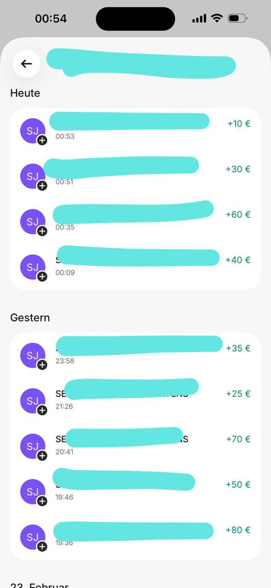 100€ hat er sich als Grenze gesetzt. Nach 400€ hat er dann endgültig schlapp gemacht 😮‍💨
Das Konto ist natürlich schön tief im Minus💦

#findom #findomde #geldherrin