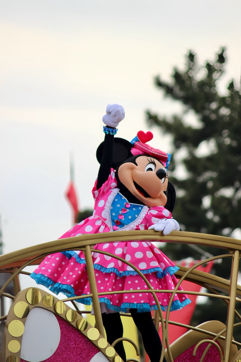 本日相棒と🏰インです〜！！！ミニーの日楽しもうねみんな〜( ܸ-⩊- ܸ)💗