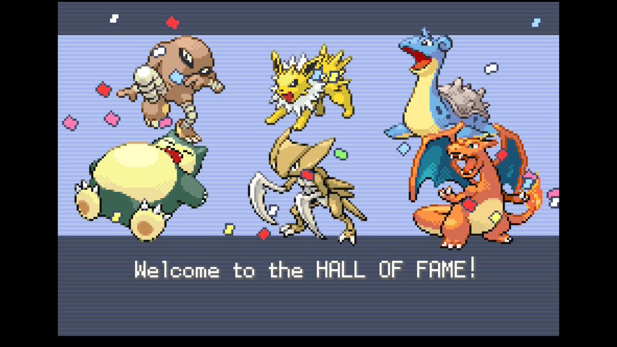 BlueFireA25's tweet photo. Welcome to the Hall Of Fame! 😄🎆

#Pokemon https://t.co/oqJozKoe00