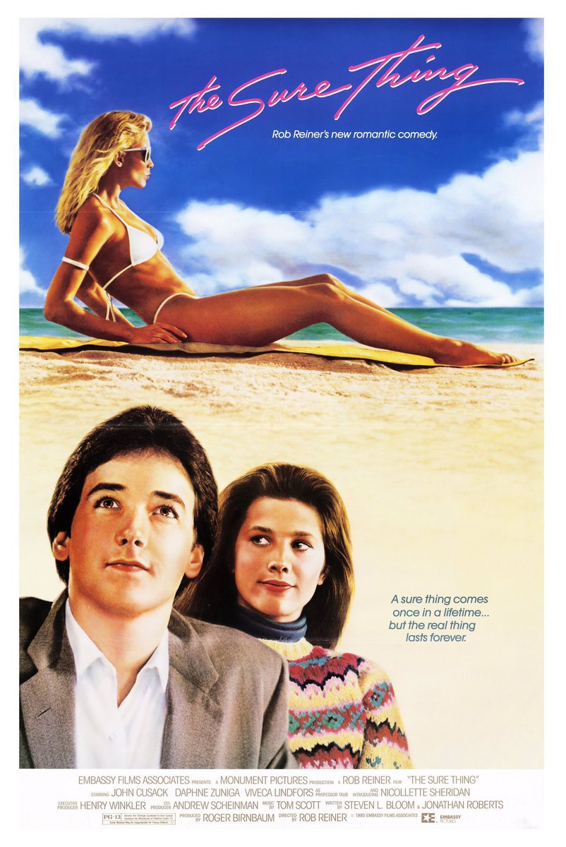 FilmNewsNos's tweet photo. 🎬MOVIE HISTORY: 41 years ago today, March 1, 1985, the movie ‘The Sure Thing’ opened in theaters!

#JohnCusack #DaphneZuniga #NicolletteSheridan #VivecaLindfors #AnthonyEdwards @TimRobbins1 #BoydGaines #LisaJanePersky #FranRyan #LarryHankin #SarahBuxton #RobReiner https://t.co/hckVrduFZ4