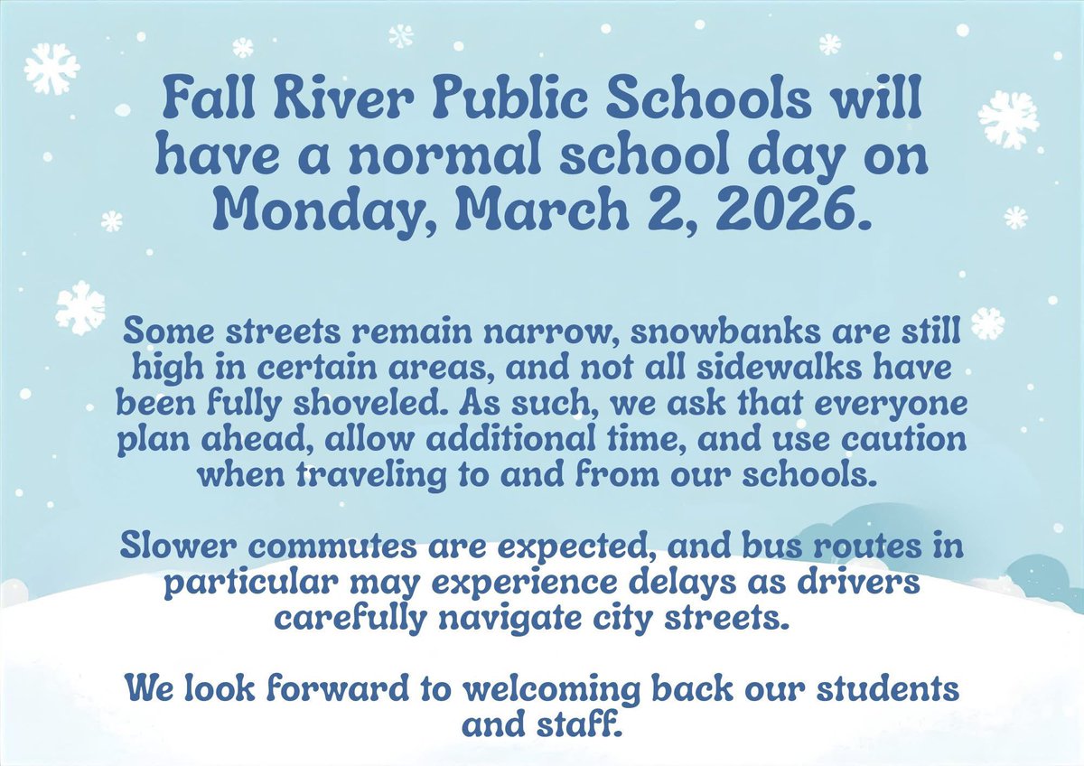 Fall River Public Schools Supt tweet media