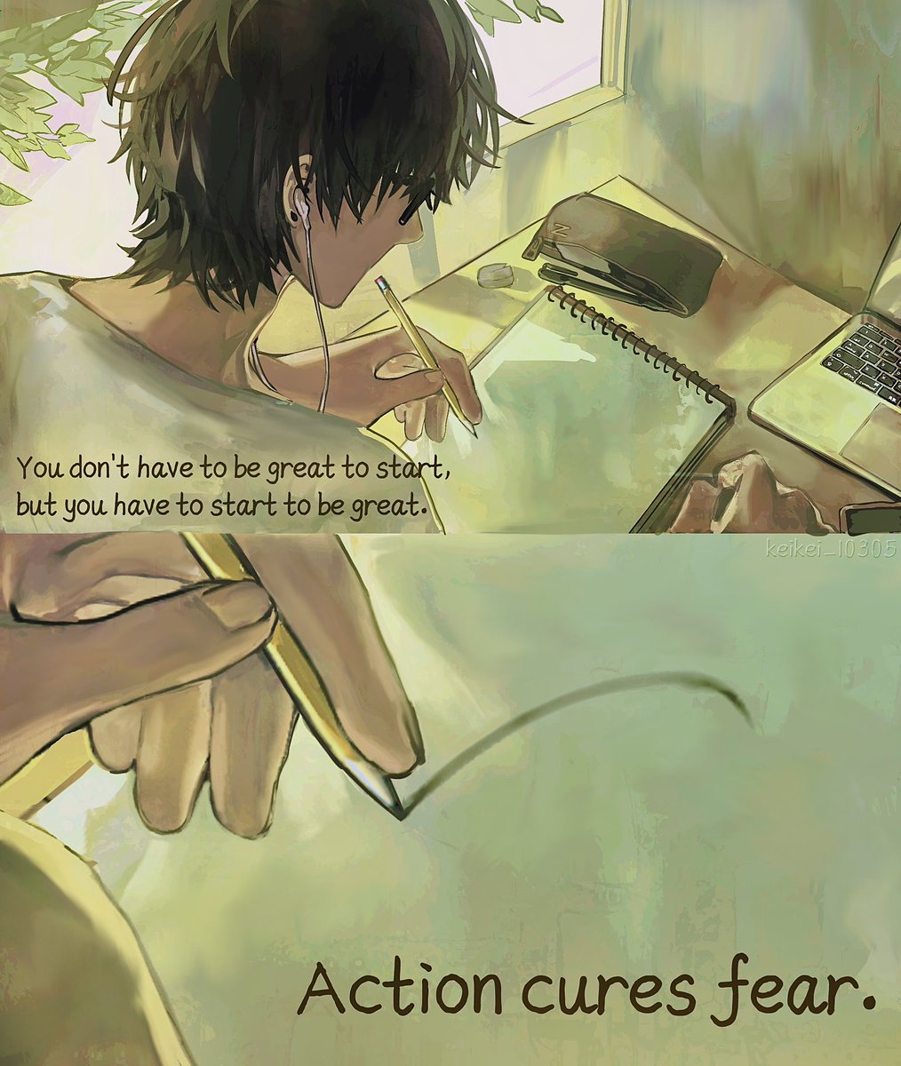 “The journey of a thousand miles begins with a single step.”
— Laozi

#staymotivatedtwin #lowcortisol #quickart