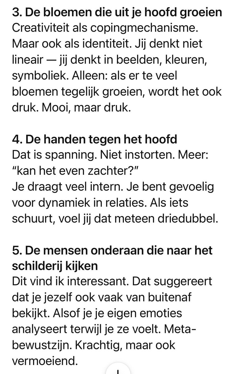 Deze prompt ook eens gedaan. De omschrijving klopt ook behoorlijk goed.