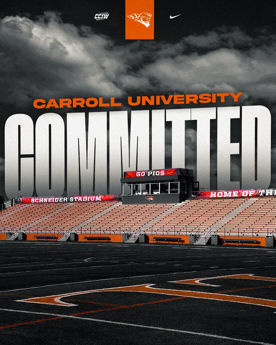 Carroll U Football tweet media