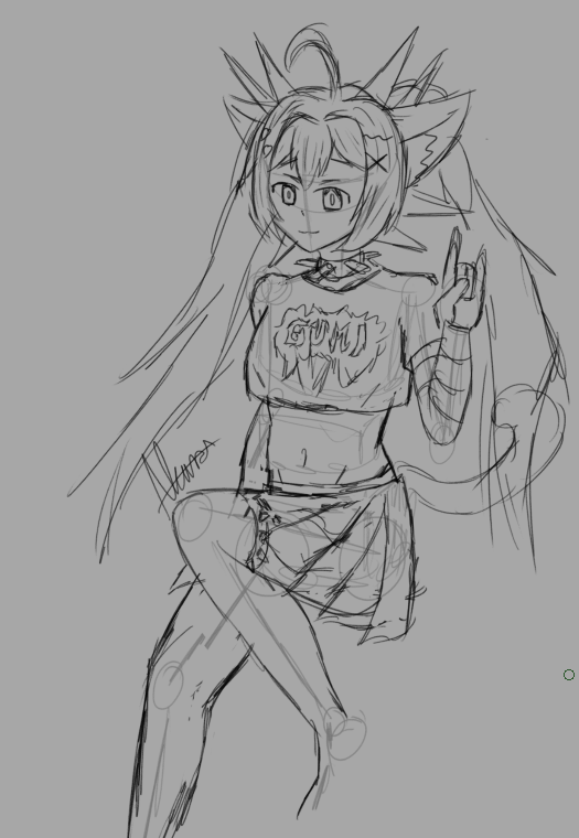 akuroujin's tweet photo. tonights doodle https://t.co/bc4RfbVN9b