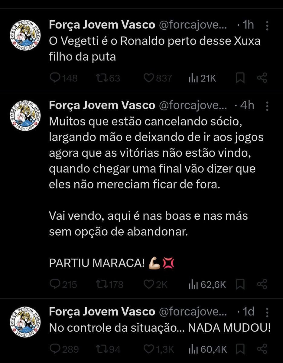 É a torcida mais omissa e vendida! Além de burro, não sabem nada de futebol. Maldita hora que voltaram para arquibancada.