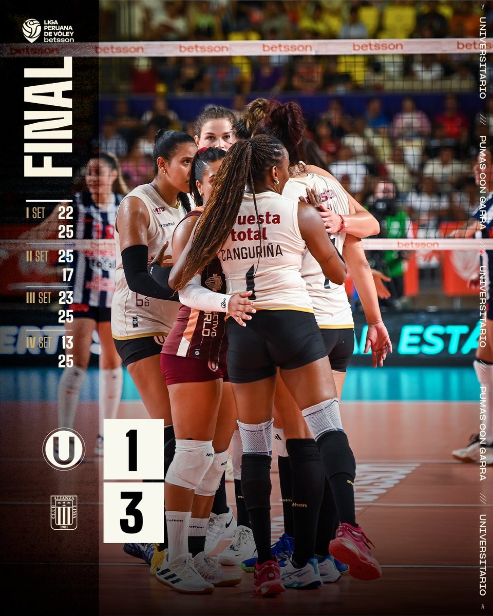 VoleyU1924's tweet photo. ⏱️ | 𝙁𝙄𝙉𝘼𝙇 𝘿𝙀𝙇 𝙋𝘼𝙍𝙏𝙄𝘿𝙊
#PumasConGarra https://t.co/EzGRgnwTzB