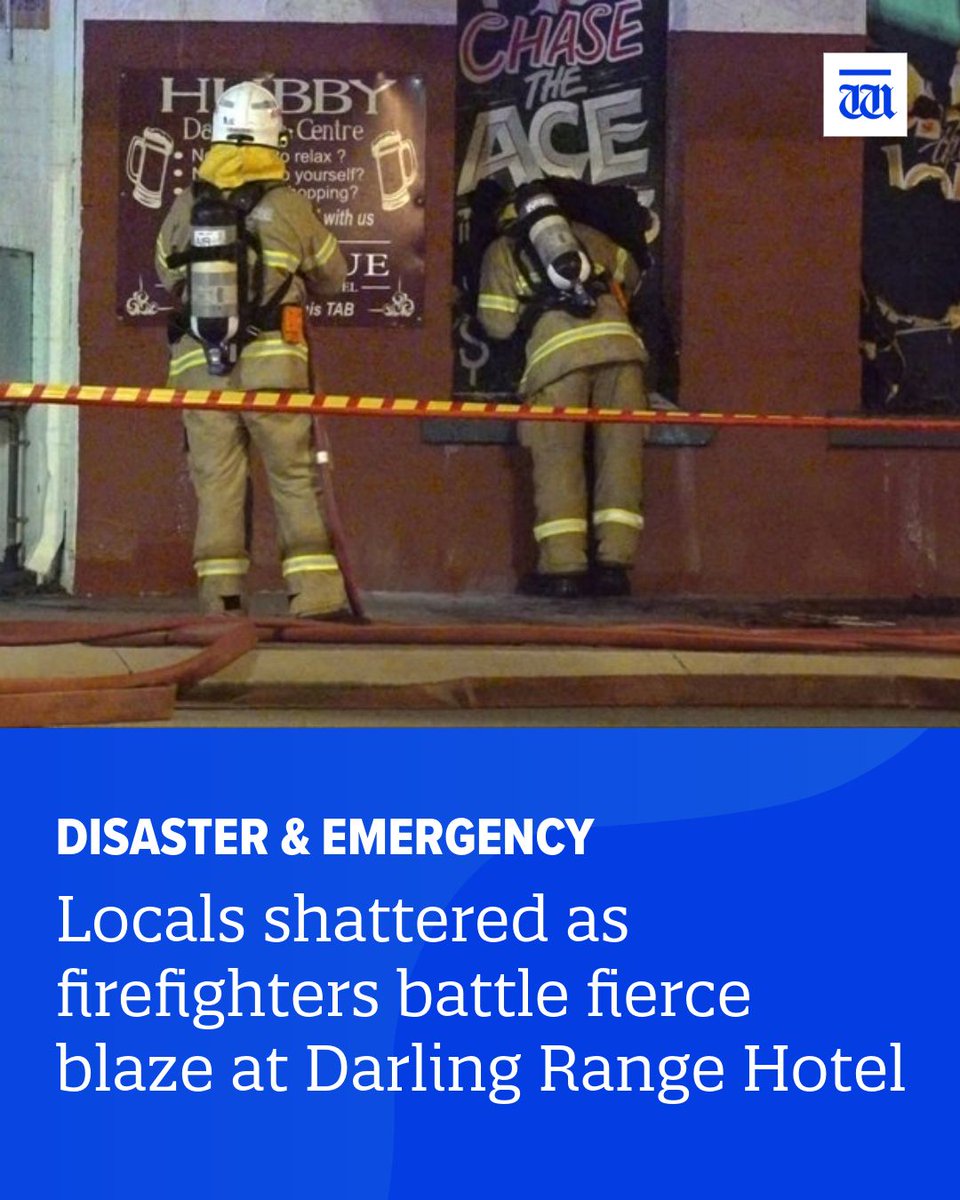 westaustralian's tweet image. A fire has ripped through a popular country pub in Perth’s east. 

Tap the link to read more: tinyurl.com/5fdctd9y 

#Fire #Disaster #Emergency #WA