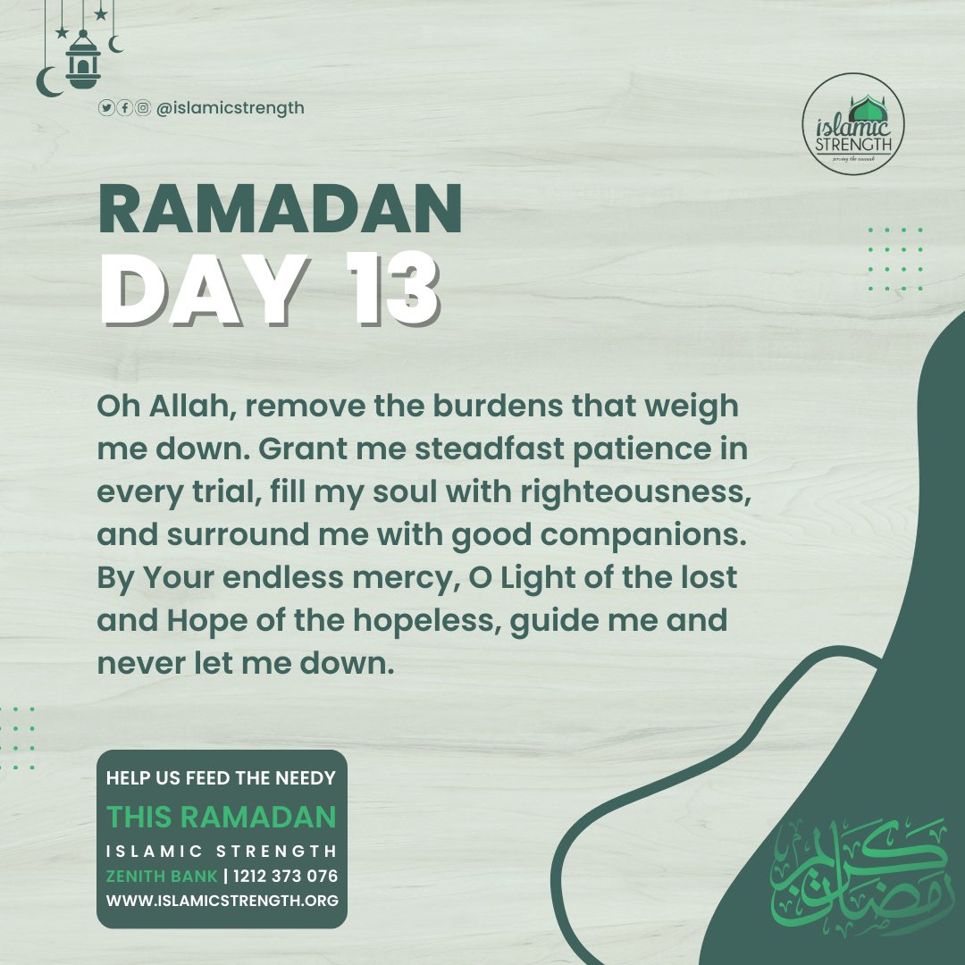 islamicstrength's tweet photo. #Ramadan Day 13 https://t.co/tzrBYLjvIc