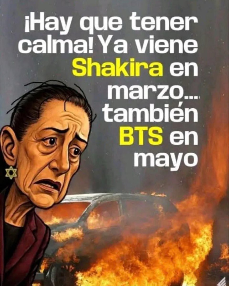 IrvingGatell's tweet photo. Y mientras, de este lado del charco, que Shakira le ayude a la presidenta a olvidar que dijo que ellos (se deduce que el gobierno) le ayudan a los narcos a pasar la droga a Estados Unidos.
Que le ayude a ella. A nosotros no se nos va a olvidar cómo se balconeó ella solita. https://t.co/gvg0t5pl3s