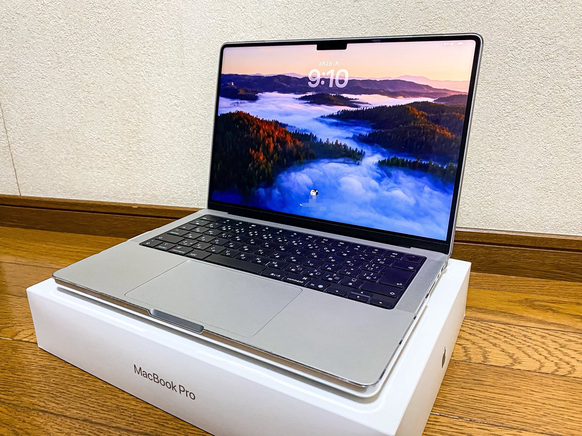 新しくMacBook Pro購入。 M5／メモリ24GB／SSD1TB。 正直、オーバー