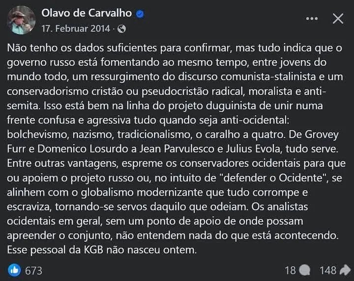 DanielLobo27's tweet photo. Olavo tem razão. https://t.co/BYEmb0gvVK