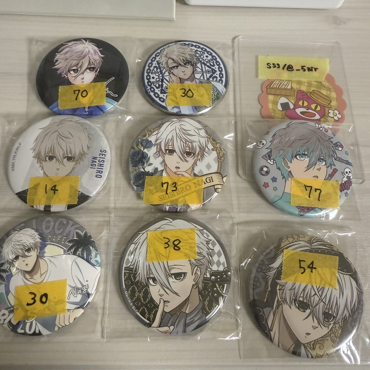 譲渡】ブルーロック ブルロ 缶バッジ 凪 展 アルティメタル アラビアン