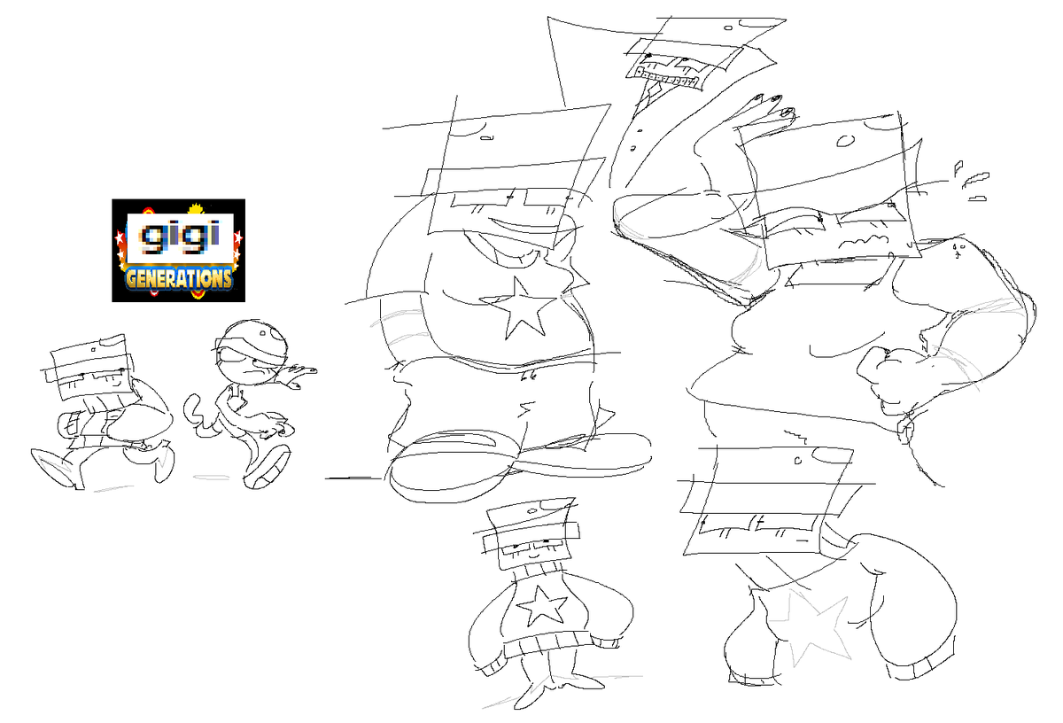 roundhead vs. blockhead gigi (and connie 👻)
#dandysworld