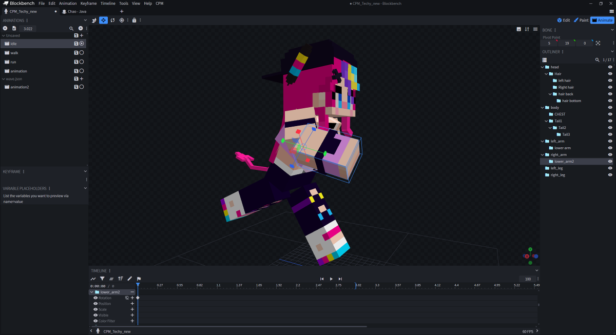 I can now show off my first model edit in Blockbench!! I learned the ...