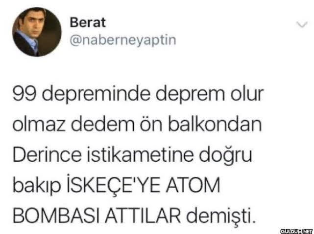 o gün geldi