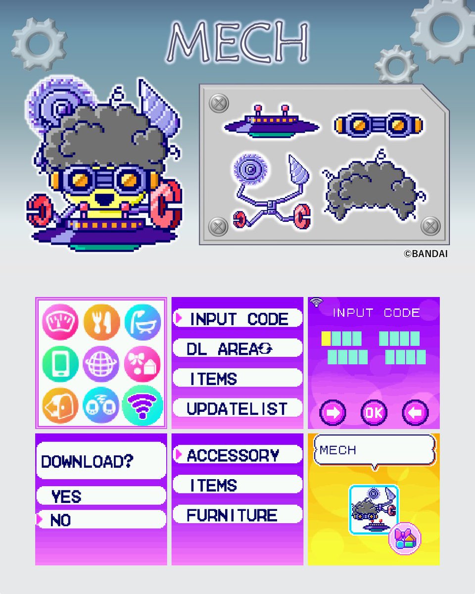 TamaPalace's tweet image. Bandai Namco Shares March 2026 Mecha Mecha Outfit Gift Download Code

SEN6XFKS124U3BVD

tamapalace.tumblr.com/post/809931272…

#tamapalace #tamagotchi #tmgc #tamagotchiuni #tamatag #virtualpet #bandai #gift