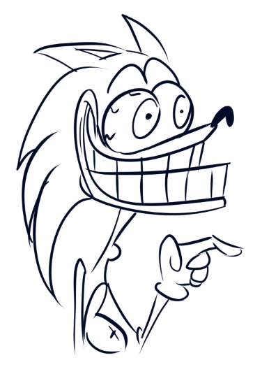 Jukobut3's tweet image. when i say i want cartoony sonic i dont mean i want this i dont want John K sonic